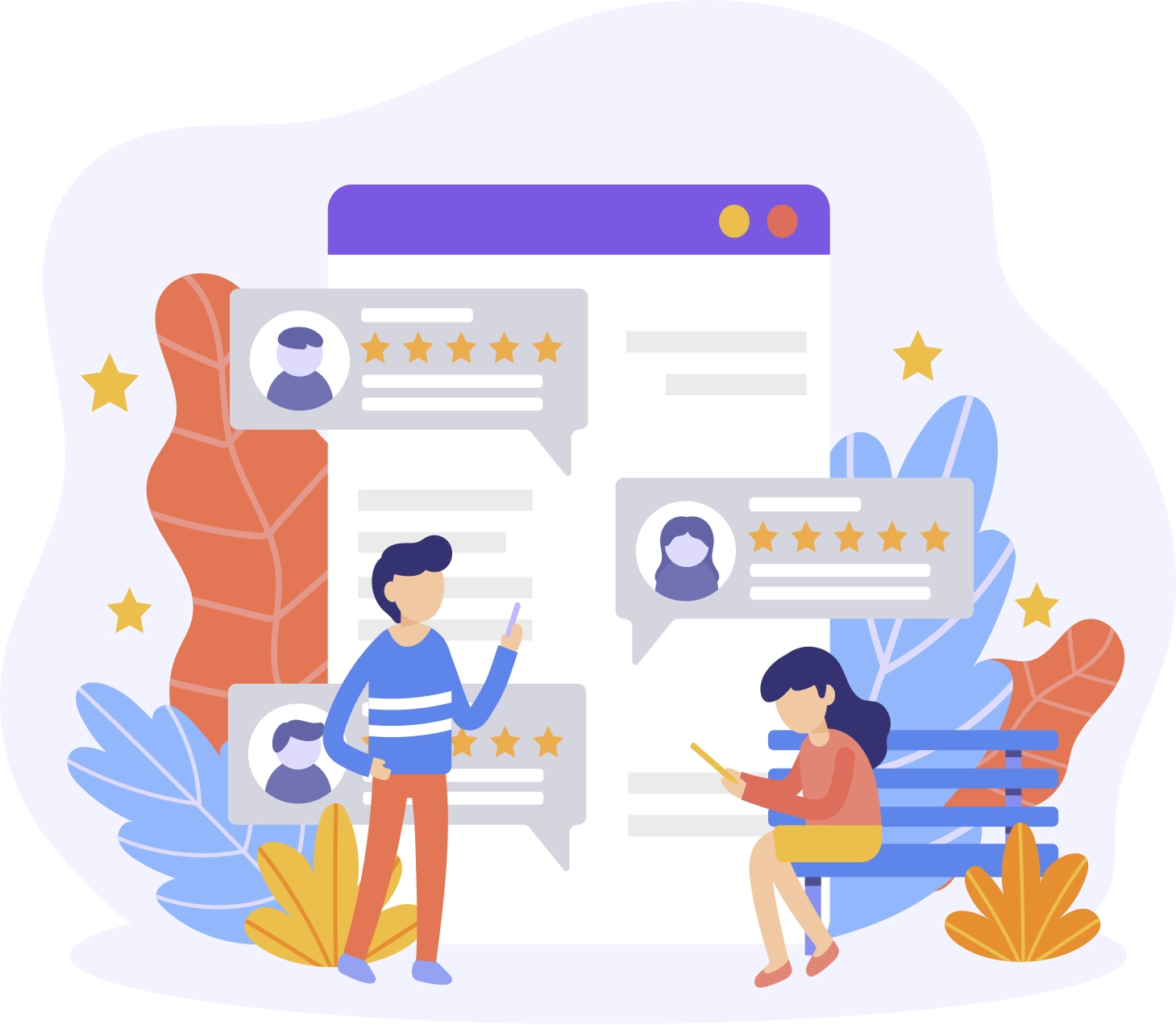 Google Map Listing Illustration